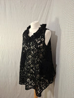 Top noir troué Molly Bracken - Taille L - 40