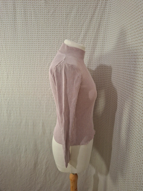 Top rose col roulé Zinzo - Taille S - 36