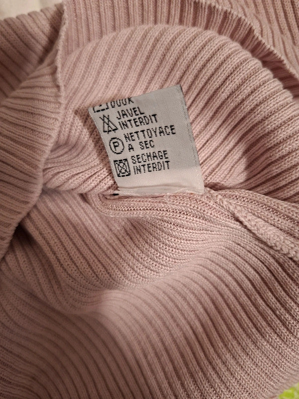 Top rose col roulé Zinzo - Taille S - 36