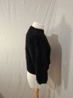 Top noir Mademoiselle-Élégance - Taille M - 38