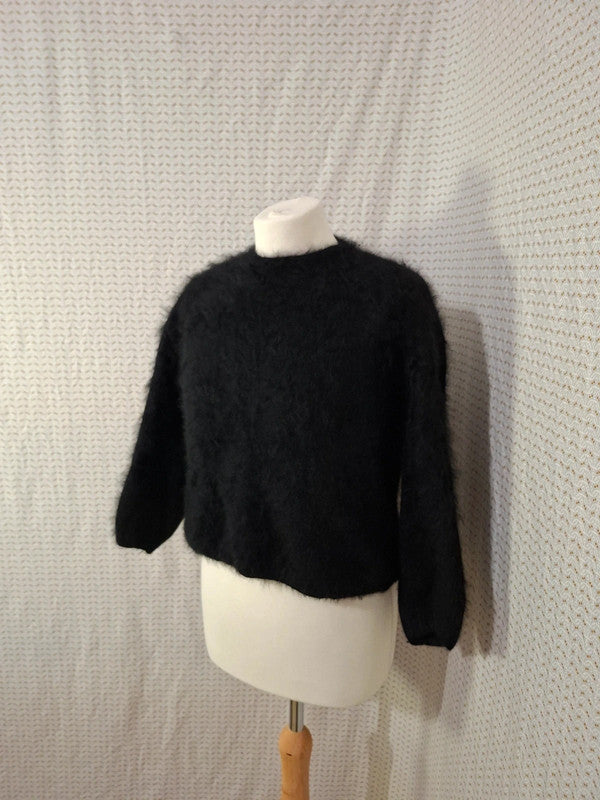 Top noir Mademoiselle-Élégance - Taille M - 38