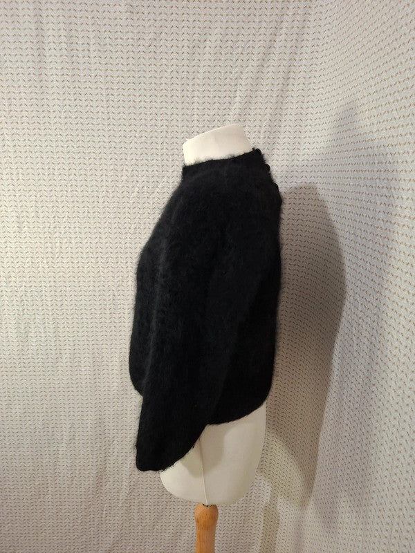 Top noir Mademoiselle-Élégance - Taille M - 38