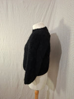 Top noir Mademoiselle-Élégance - Taille M - 38