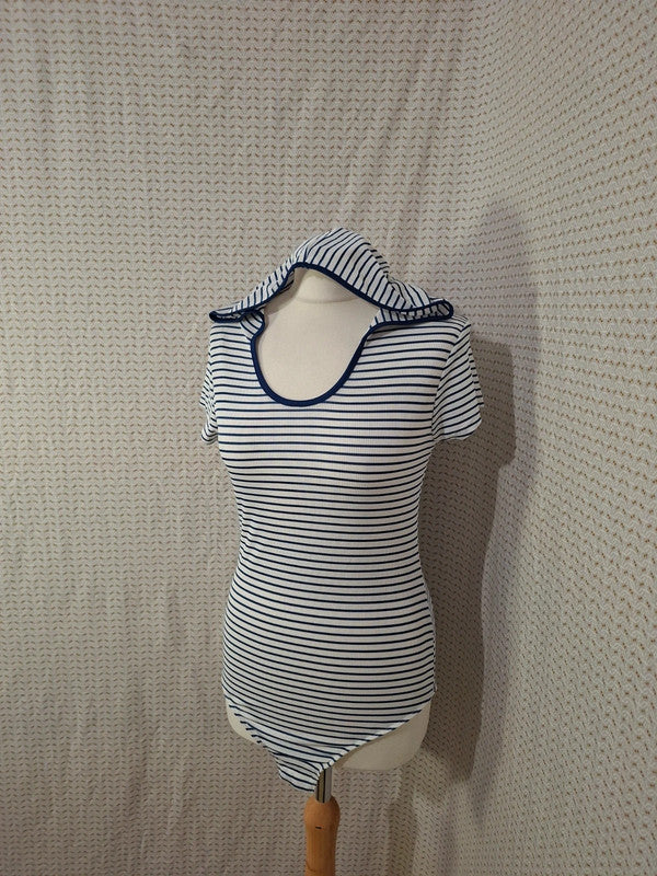 Bodie rayé marin à capuche That'S it - Taille M - 38