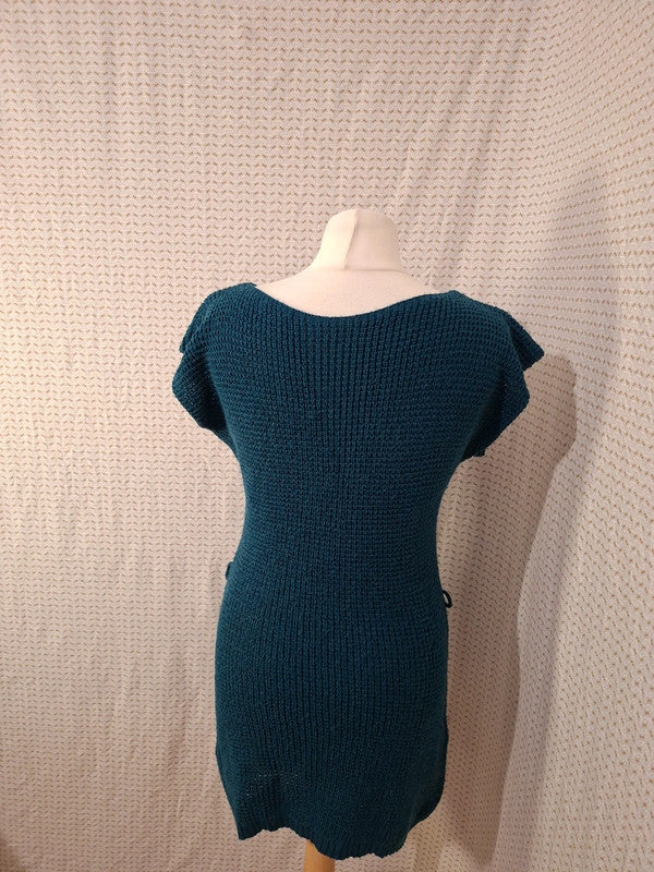 Robe pull bleu Mademoiselle-Élégance - Taille L - 40