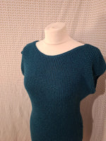 Robe pull bleu Mademoiselle-Élégance - Taille L - 40