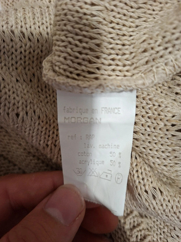 Cardigan beige Morgan - Taille L - 40