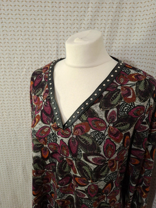 Blouse feuillu Mé - Taille M - 38