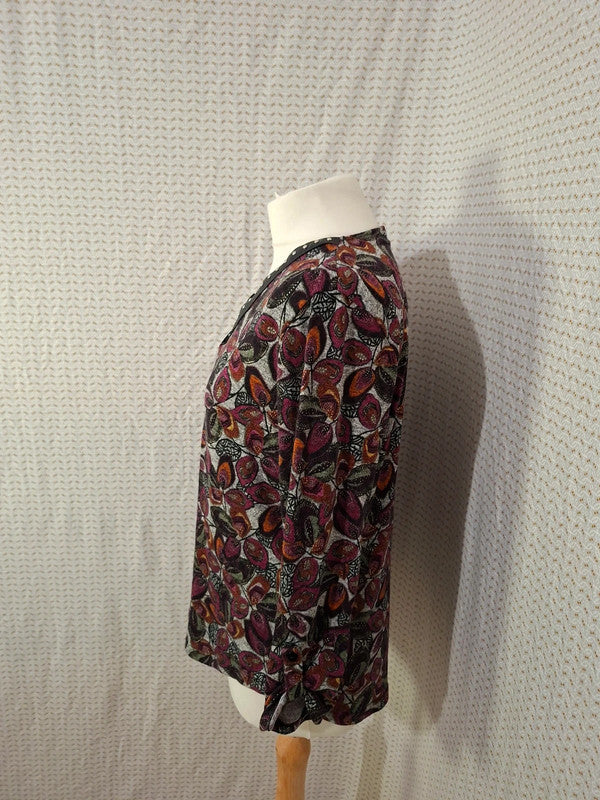 Blouse feuillu Mé - Taille M - 38