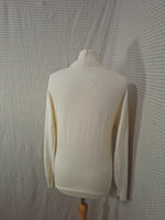 Pull blanc Mademoiselle-Élégance - Taille L - 40