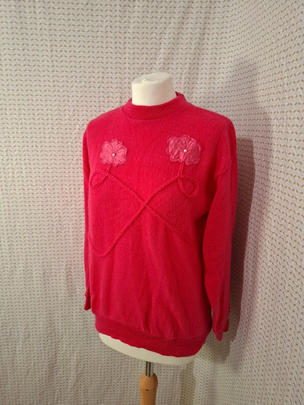 Pull rose Mademoiselle-Élégance - Taille L - 40