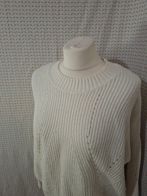 Pull blanc over size Jennyfer - Taille M - 38