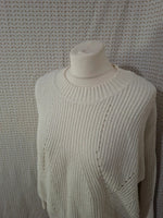 Pull blanc over size Jennyfer - Taille M - 38