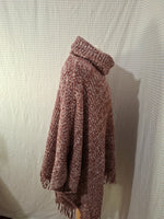 Poncho rouge et blanc Kiabi - Taille M - 38