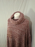 Poncho rouge et blanc Kiabi - Taille M - 38