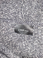 Poncho noir et gris Zara - Taille S - 36
