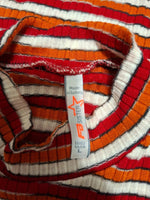 Top rayé orange et rouge FB Sister - Taille M - 38