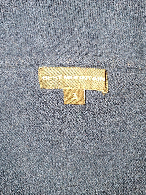 Pull col V bleu Best Mountain - Taille M - 38
