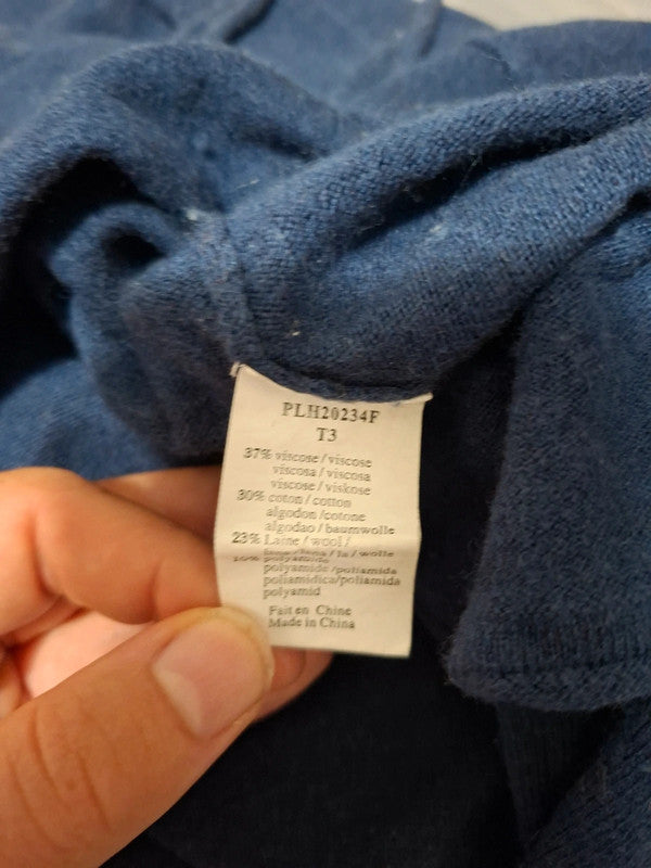 Pull col V bleu Best Mountain - Taille M - 38