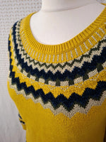 Pull jaune et or Mademoiselle-Élégance - Taille M - 38