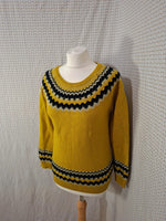 Pull jaune et or Mademoiselle-Élégance - Taille M - 38