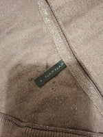 Blouse marron col V Naf Naf - Taille S - 36