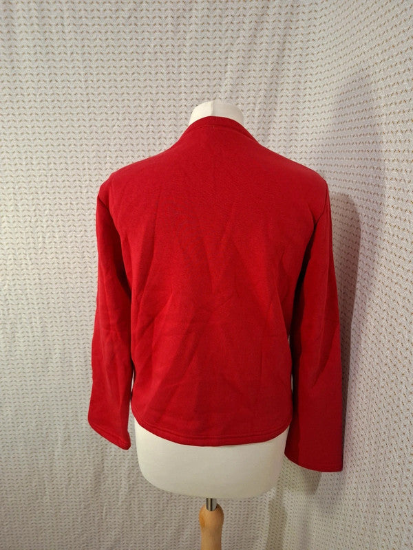 Pull rouge Mademoiselle-Élégance - Taille S - 36