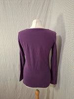 Blouse violette EDC - Taille M - 38