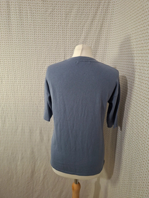 Blouse bleu Monoprix - Taille M - 38