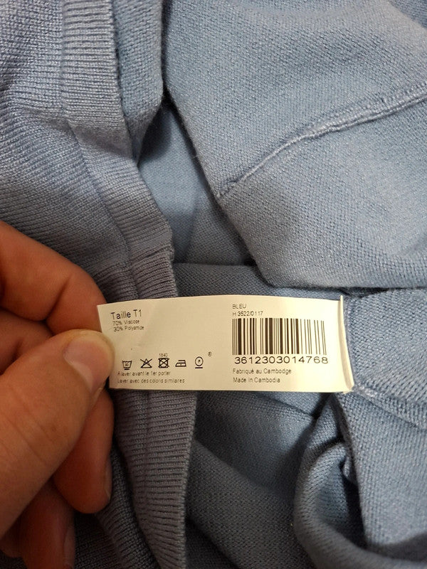 Blouse bleu Monoprix - Taille M - 38