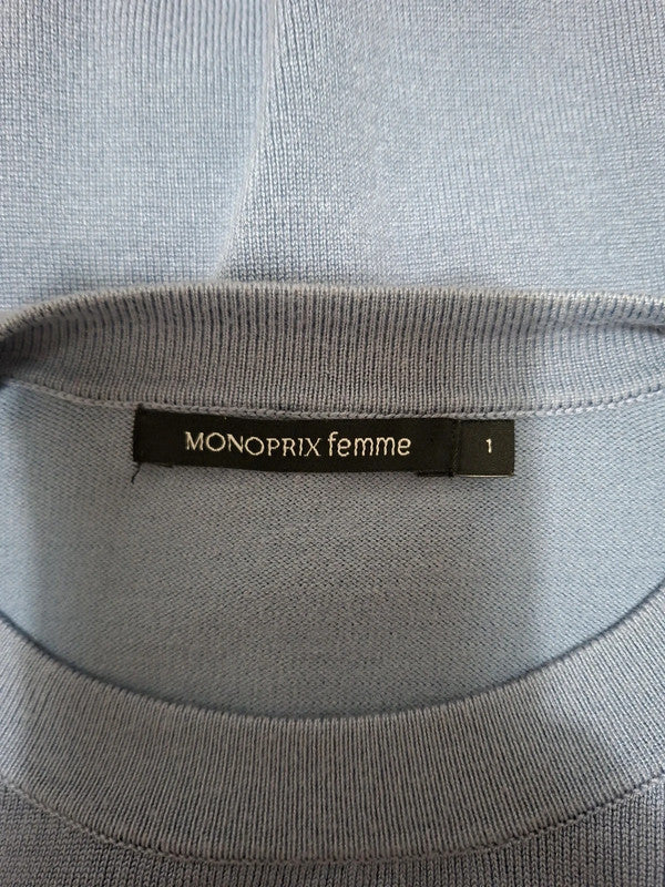 Blouse bleu Monoprix - Taille M - 38