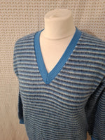 Pull rayé bleu Mademoiselle-Élégance - Taille S - 38