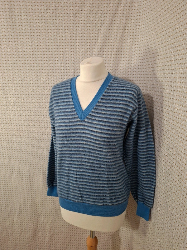 Pull rayé bleu Mademoiselle-Élégance - Taille S - 38