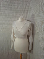 Top blanc Stradivarius - Taille S - 36