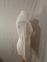 Top blanc Stradivarius - Taille S - 36