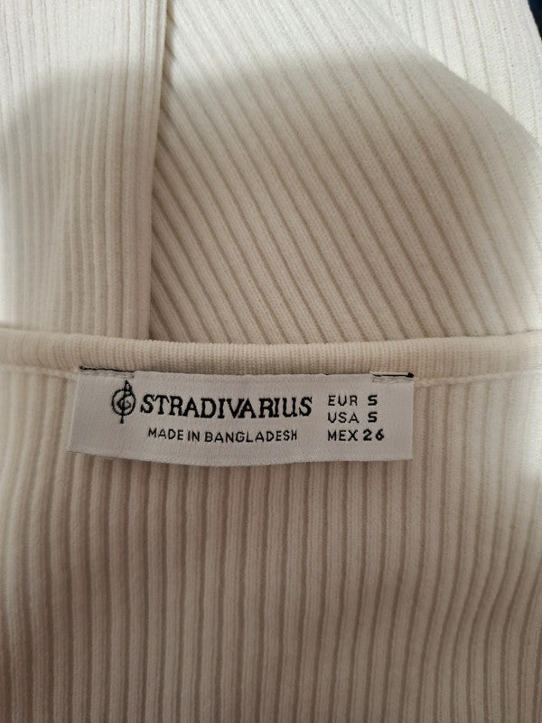Top blanc Stradivarius - Taille S - 36