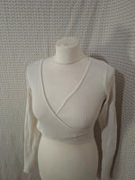 Top blanc Stradivarius - Taille S - 36