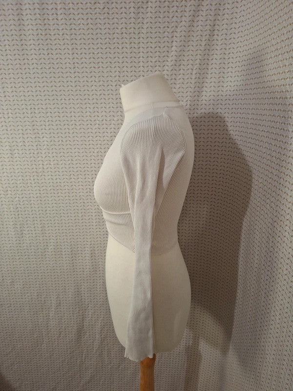 Top blanc Stradivarius - Taille S - 36