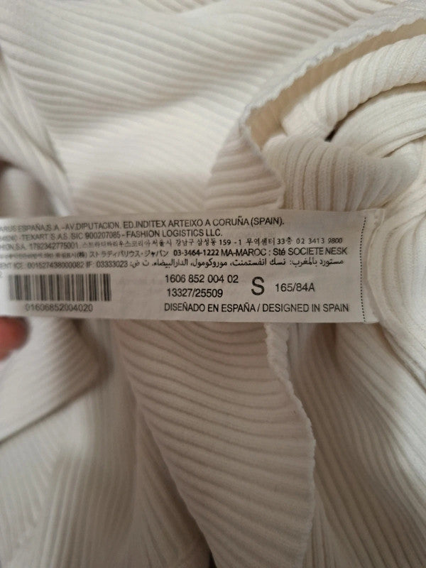 Top blanc Stradivarius - Taille S - 36