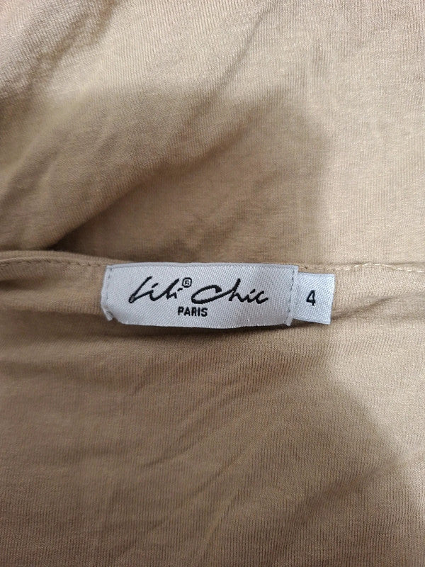 Top beige Lili Chic - Taille S - 36
