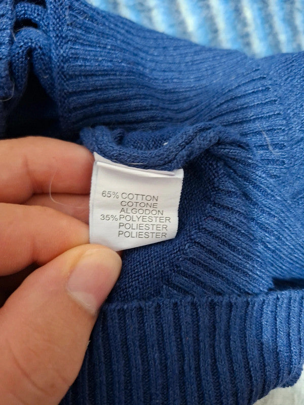 Pull col roulé bleu marine Moda Impresion - XL - 42