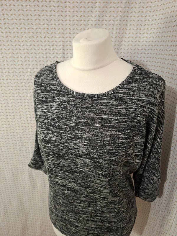 Blouse noir et blanche Kiabi - Taille L - 40