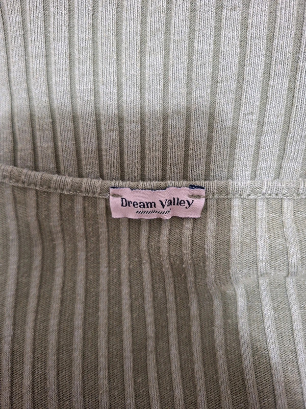 Pull col V kaki Dream Valley - Taille S - 36
