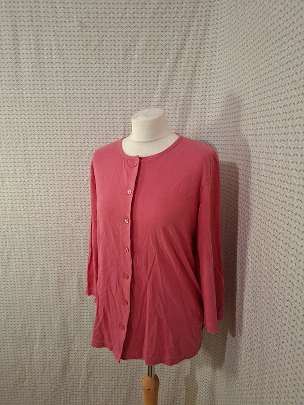 Blouse rose marque inconnue - Taille M - 38