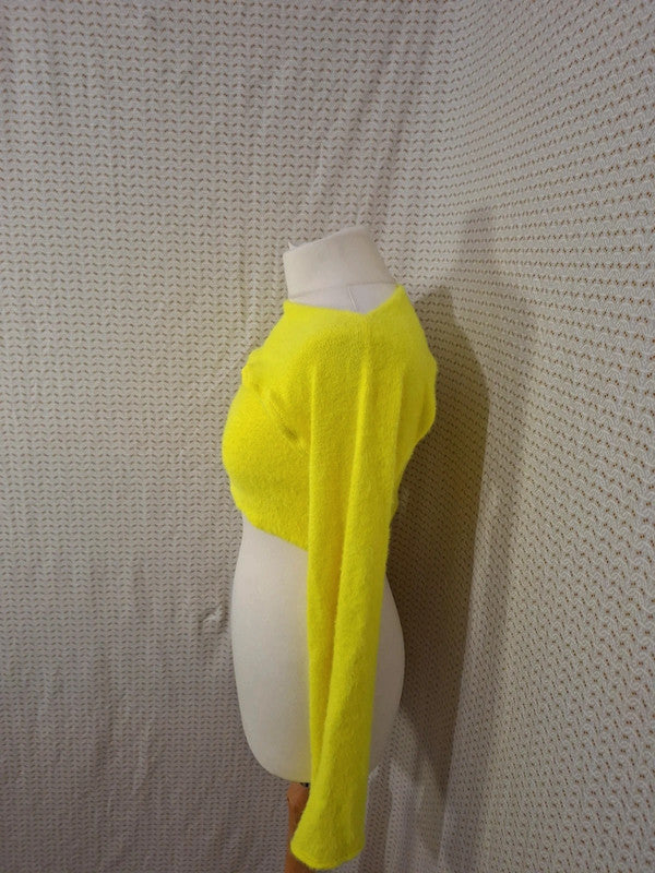 Top jaune 2 pièces Mademoiselle-Élégance - Taille M - 38
