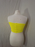 Top jaune 2 pièces Mademoiselle-Élégance - Taille M - 38