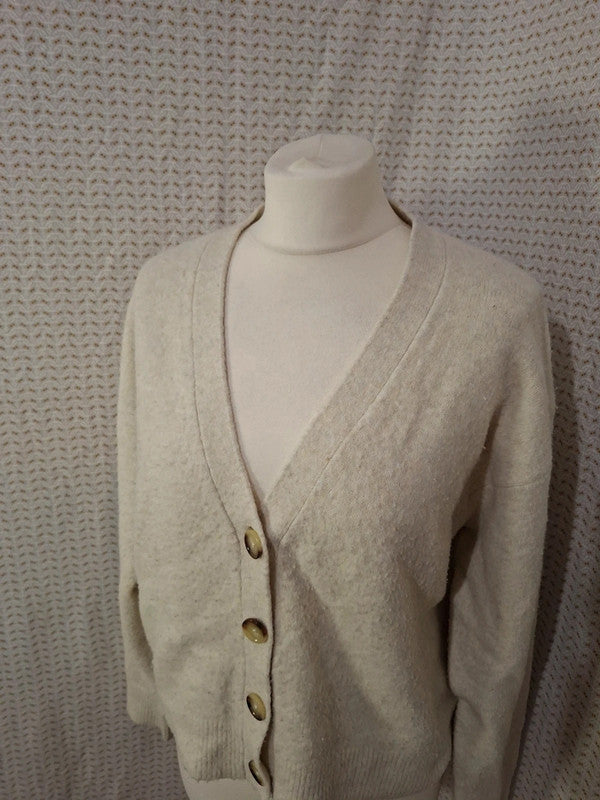 Gilet beige Uniqlo - Taille S - 36