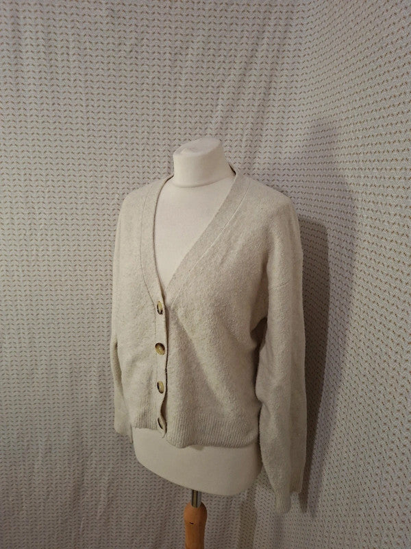 Gilet beige Uniqlo - Taille S - 36