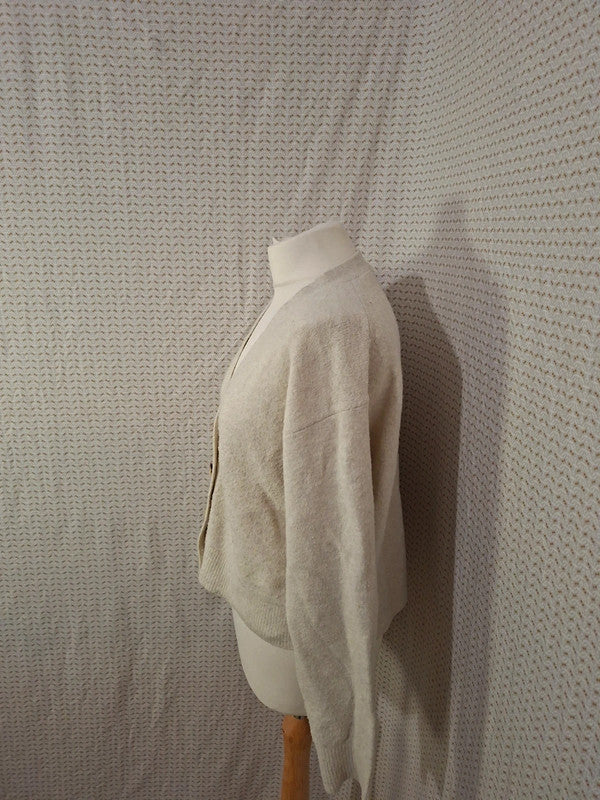 Gilet beige Uniqlo - Taille S - 36