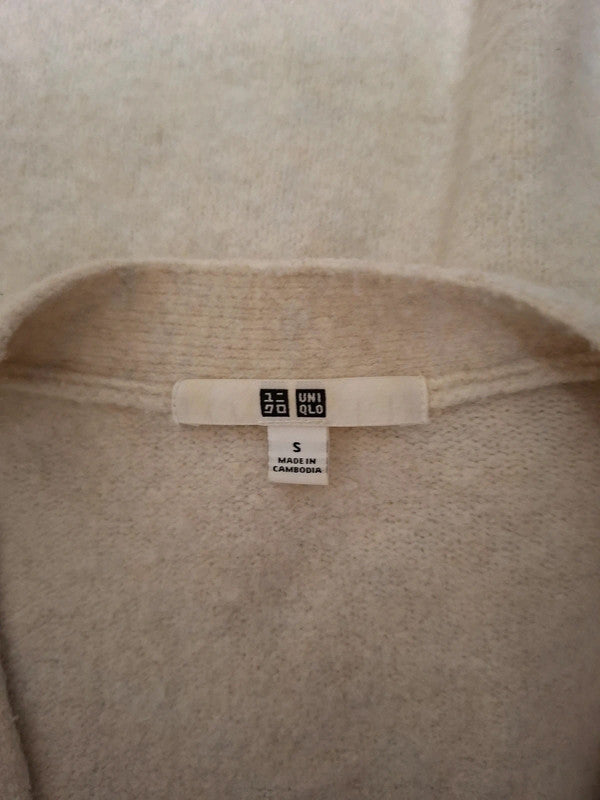 Gilet beige Uniqlo - Taille S - 36
